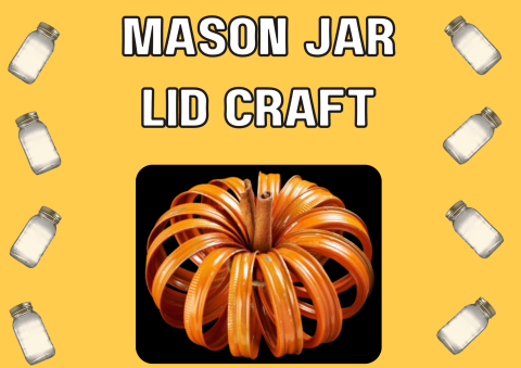 Mason Jar Lid Craft