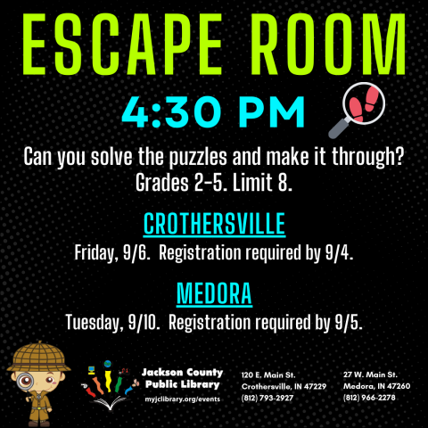 Escape Room Flier