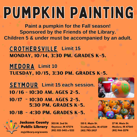 Pumpkin Painting Flier