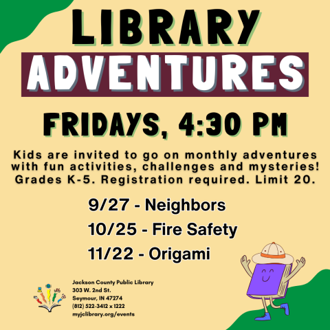 Library Adventures Flier