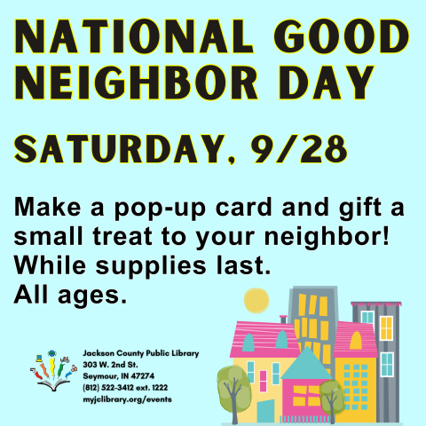 National Good Neighbor Day Flier