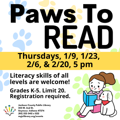 paws to read flier