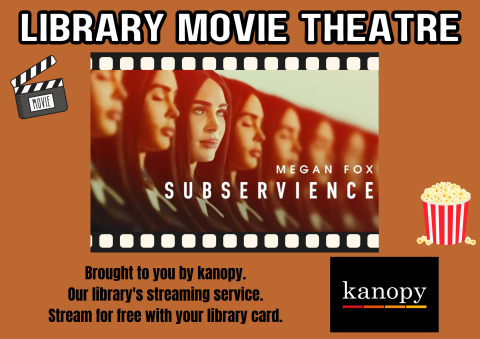 The image shows the cover of the movie Subservience. 