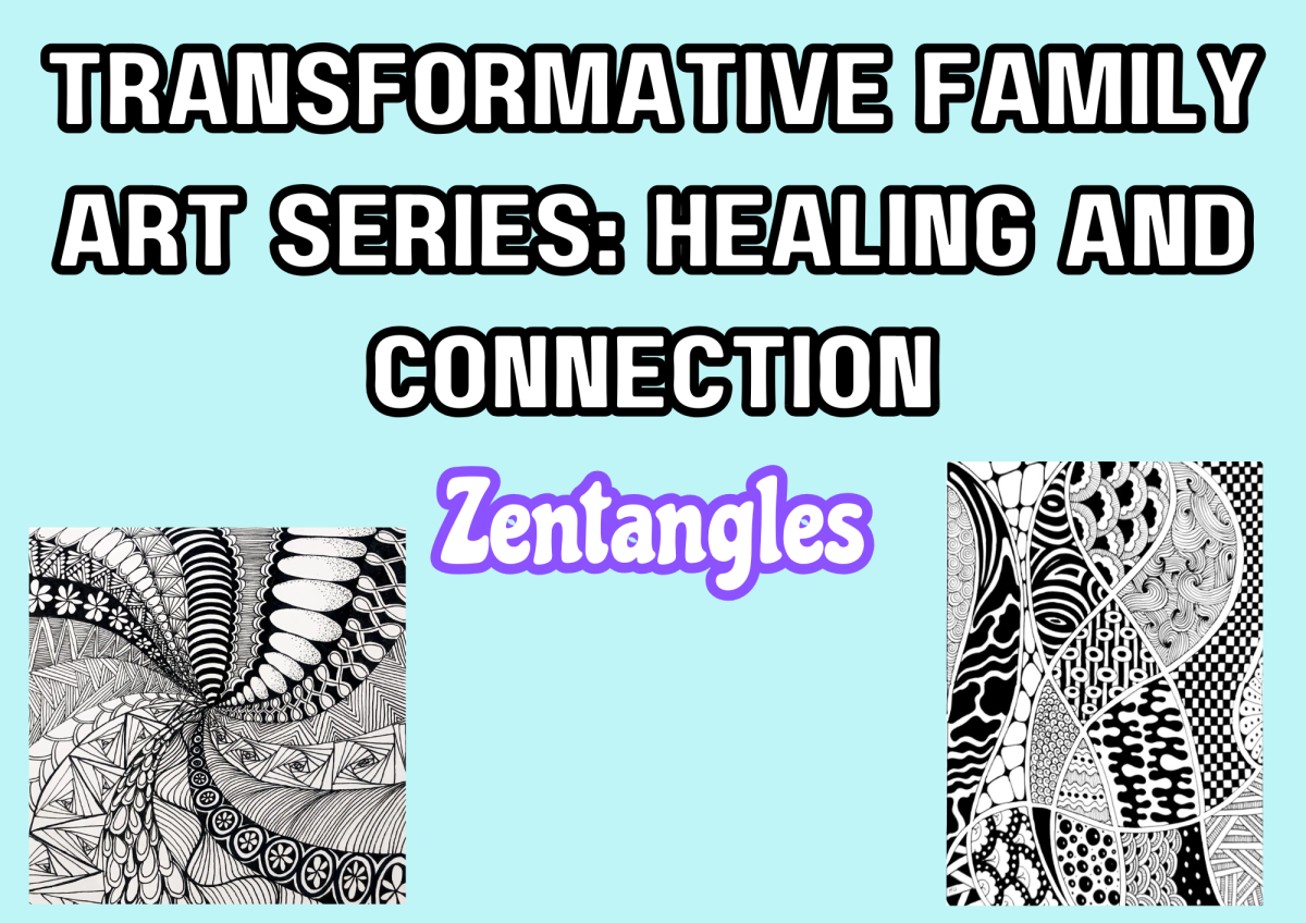 The image shows complex patterns from tangled lines.